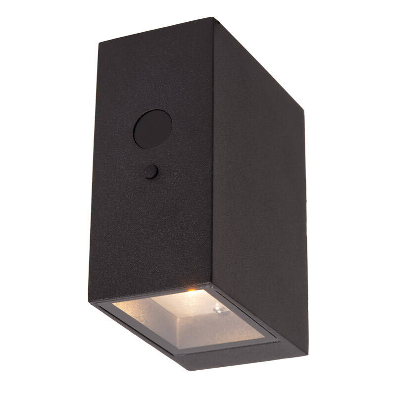 Image of Lucide Bolton Solar LED Outdoor Wall Light with PIR Sensor