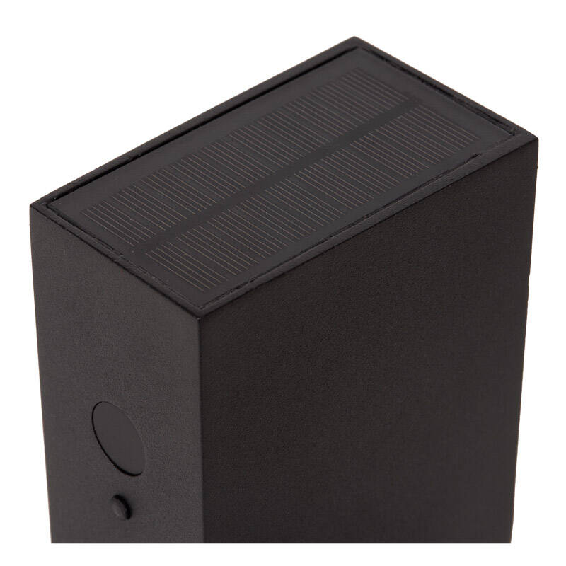 Image of Lucide Bolton Solar LED Outdoor Wall Light with PIR Sensor