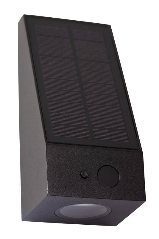 Image of Lucide Irwin Solar LED Outdoor Wall Light with PIR Sensor