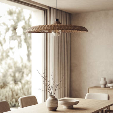 Image of Edit Nara Rattan Ceiling Pendant Light