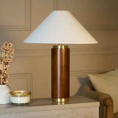 Westport Remsenburg Wood Mango Tall Table Lamp