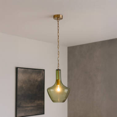 Image of Westport Lexington Glass Ceiling Pendant Light