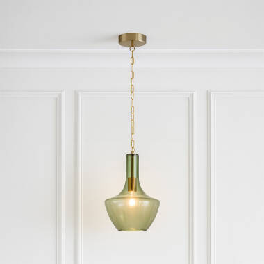 Image of Westport Lexington Glass Ceiling Pendant Light