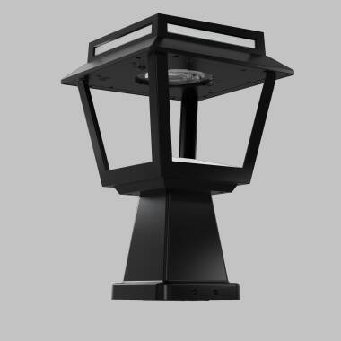 Image of Suri Tower 15W Solar LED Outdoor Pedestal Light