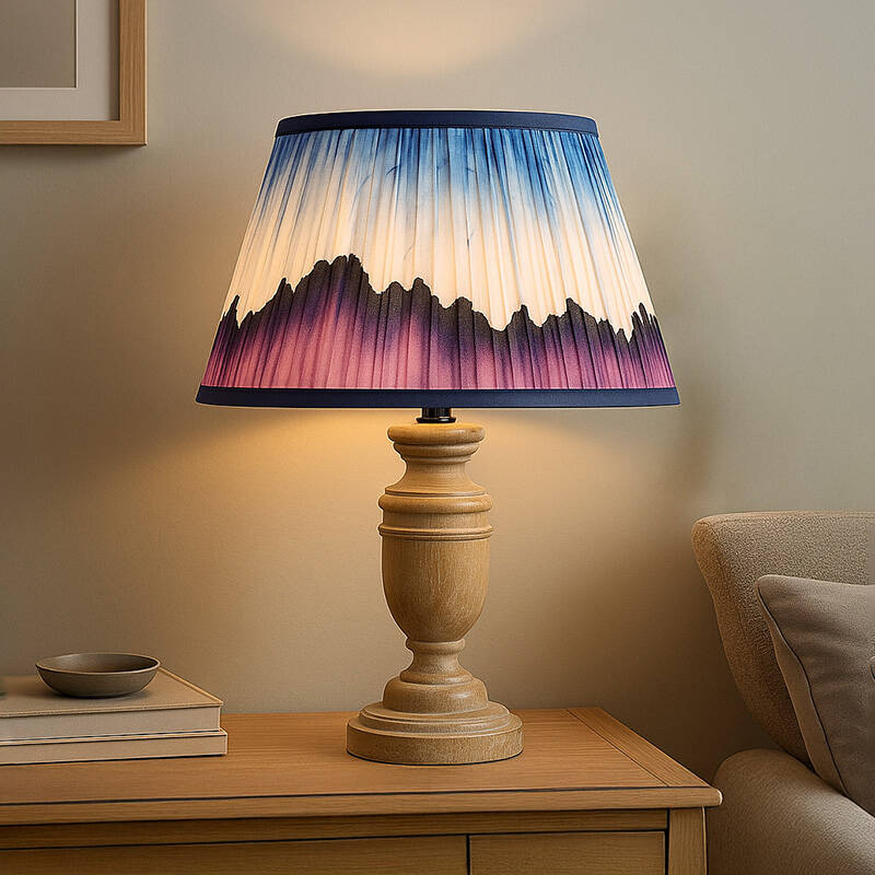 Image of Wisteria Carver Wood Table Lamp