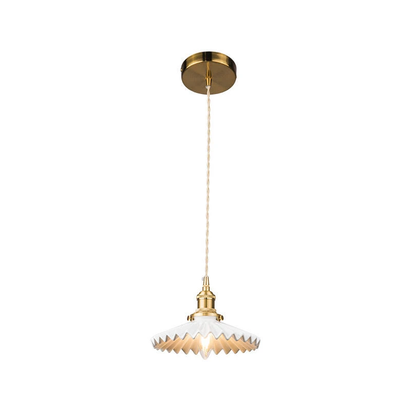 Image of Wisteria Tiffany Ceramic Ceiling Pendant Light