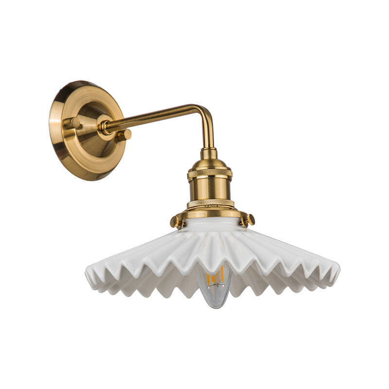Image of Wisteria Tiffany Ceramic Wall Light