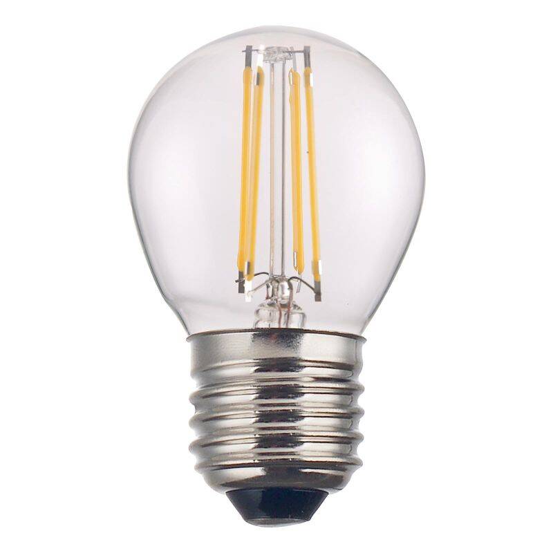 Image of Dar 4W 400lm Dimmable LED Decorative Filament Golf Ball Bulb - Screw Cap