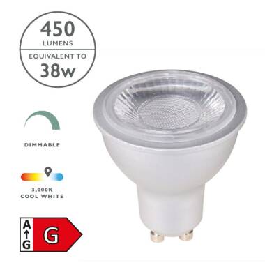 Image of Dar 6W 550lm Dimmable LED GU10 Bulb
