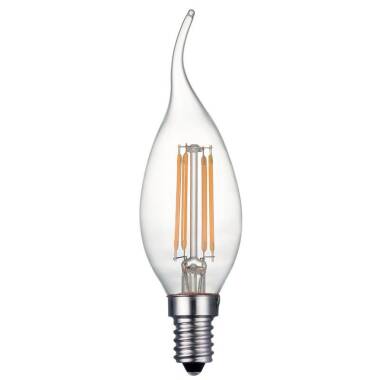 Dar 4W 400lm Dimmable LED Vintage Decorative Filament Candle Bulb - Small Screw Cap
