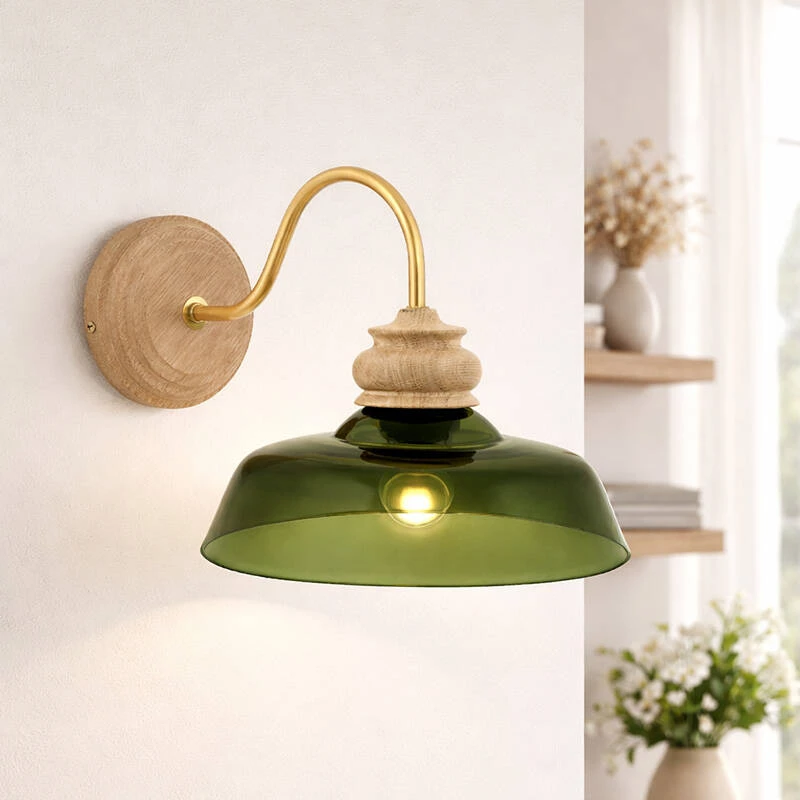 Image of Khudi & Khora Brook Glass Wall Light