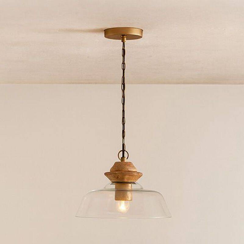 Image of Khudi & Khora Brook Glass Ceiling Pendant Light