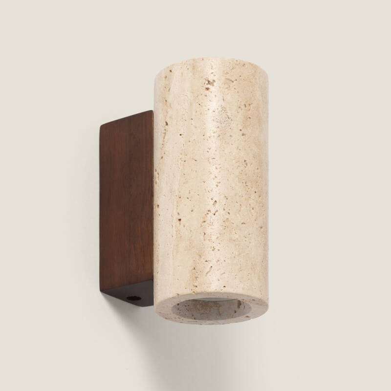 Image of Edit Enzo Travertine Up & Down Wall Light