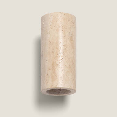 Image of Edit Enzo Travertine Up & Down Wall Light