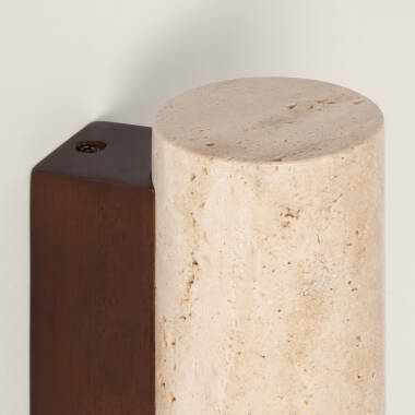 Image of Edit Enzo Travertine Up & Down Wall Light