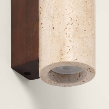 Image of Edit Enzo Travertine Up & Down Wall Light