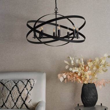 Image of Dar Nitya 8 Light Pendant Light