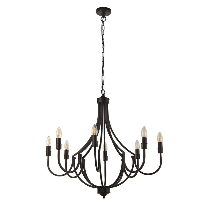 Image of Searchlight Lodge 8 Light Chandelier