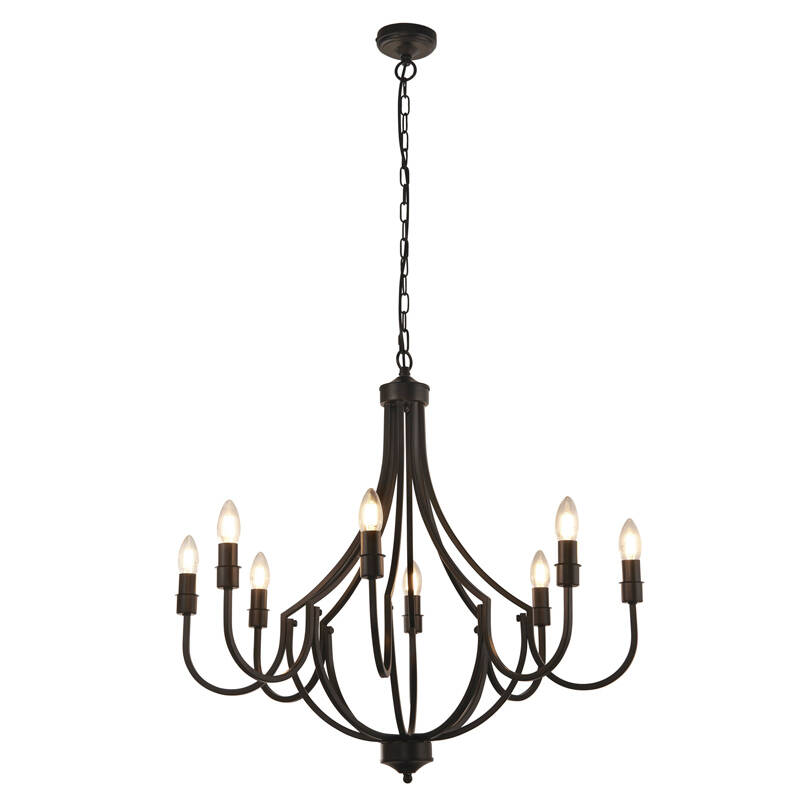 Image of Searchlight Lodge 8 Light Chandelier
