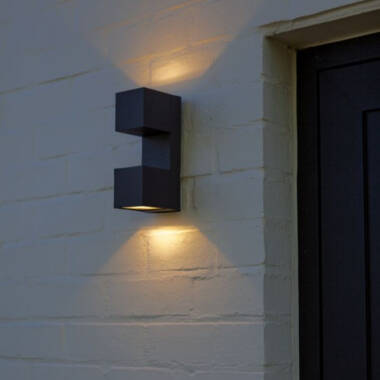 Image of Lutec Fari LED Outdoor Up & Down Wall Light