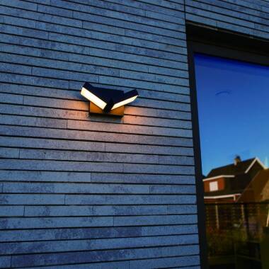 Image of Lutec Twisto CCT LED Outdoor Wall Light