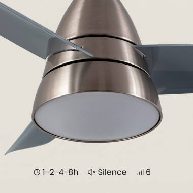 Image of Edit Industrial 15W Colour Selectable LED Ceiling Fan 91cm with DC Motor