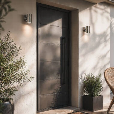 Image of Edit Satin Outdoor Wall light