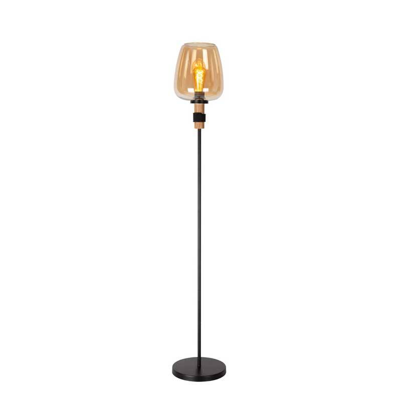 Image of Lucide Ilona Glass Floor Lamp