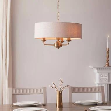 Luxia Bampton 3 Arm Ceiling Pendant Light