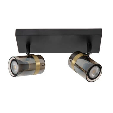 Lucide Upton Glass 2 Light Spotlight Plate