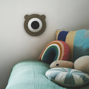 Nordlux Bruna Bear Flush Wall Light With Plug