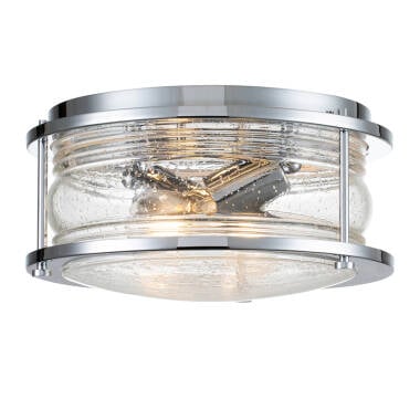 Quintiesse Ashland Bay Bathroom Flush Ceiling Light