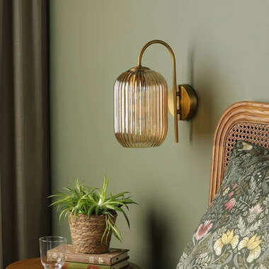 Dar Idra Glass Wall Light