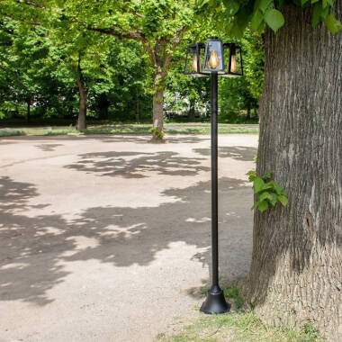 Lutec Fia 3 Light Lamp Post