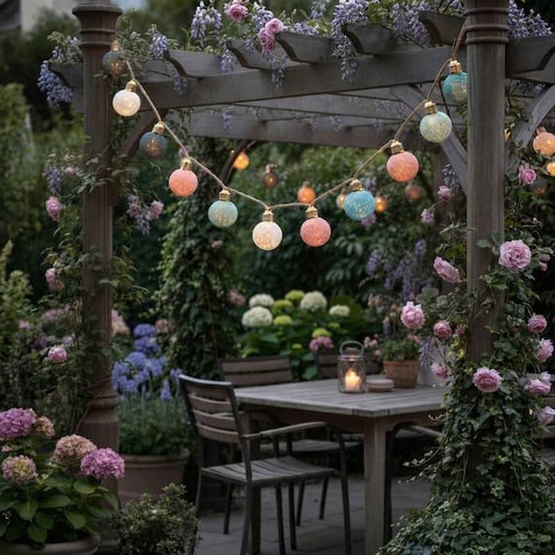 Image of Suri Elan Solar USB Rechargeable LED Festoon Rope Lights