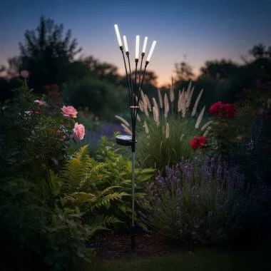 Suri Willow Wisp LED Solar Reed Stake Light