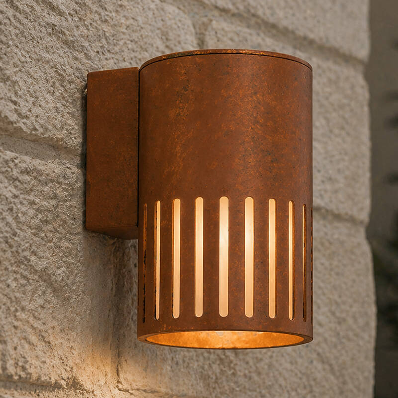 Image of Westport Rusty Glow Outdoor Wall Light