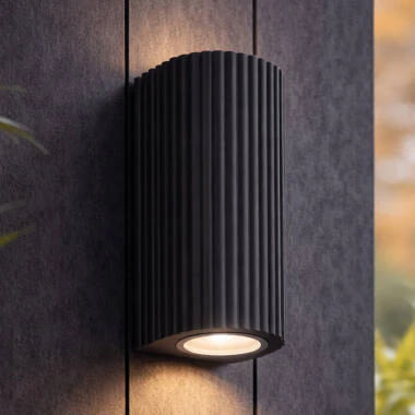 Image of Edit Lotus LED Outdoor Up & Down Wall Light