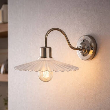 Image of Wisteria Cambridge Glass Wall Light