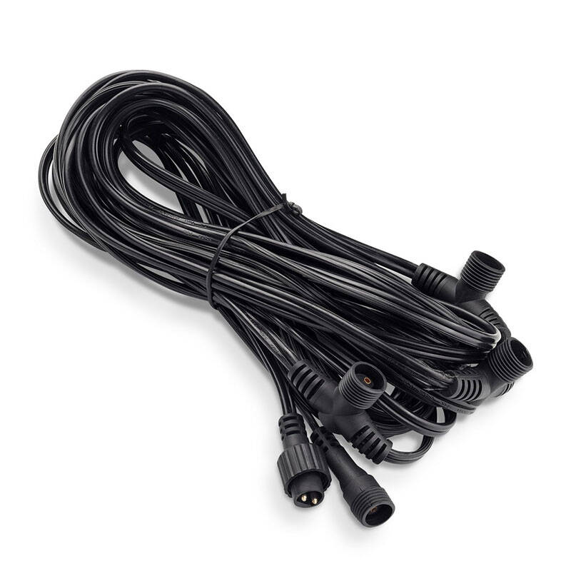 Image of EasyFit Pro 24V Garden Lights - 10 Metre Mains Cable with 4 Connectors