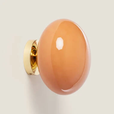 Edit Kurta Glass Flush Wall Light