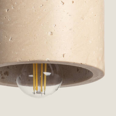 Image of Edit Enzo Travertine Ceiling Pendant Light