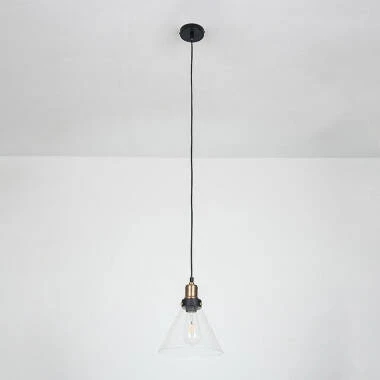 Edit Factory Glass Ceiling Pendant Light