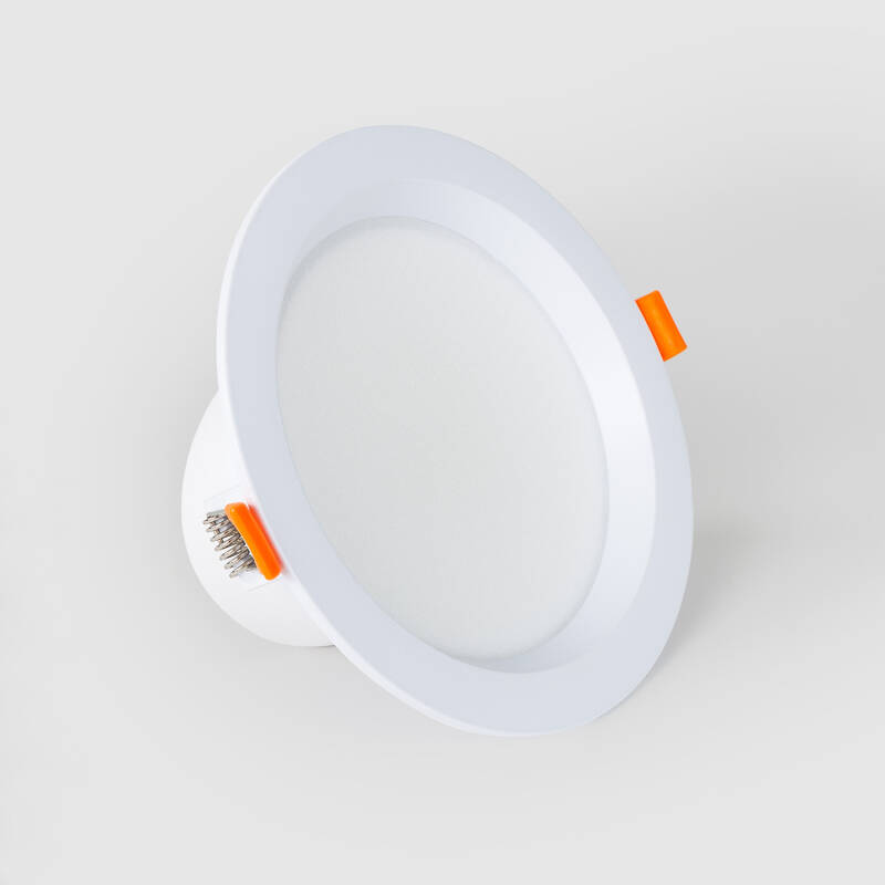Image of Round 12W Daylight LED Downlight New Lux IP44 Cutout 135mm