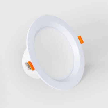 Round 12W Daylight LED Downlight New Lux IP44 Cutout 135mm