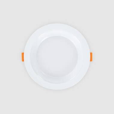 Image of Round 10W Daylight LED Downlight New Lux IP44 Cutout 105mm
