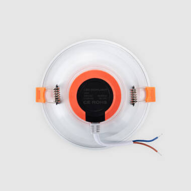 Image of Round 10W Daylight LED Downlight New Lux IP44 Cutout 105mm