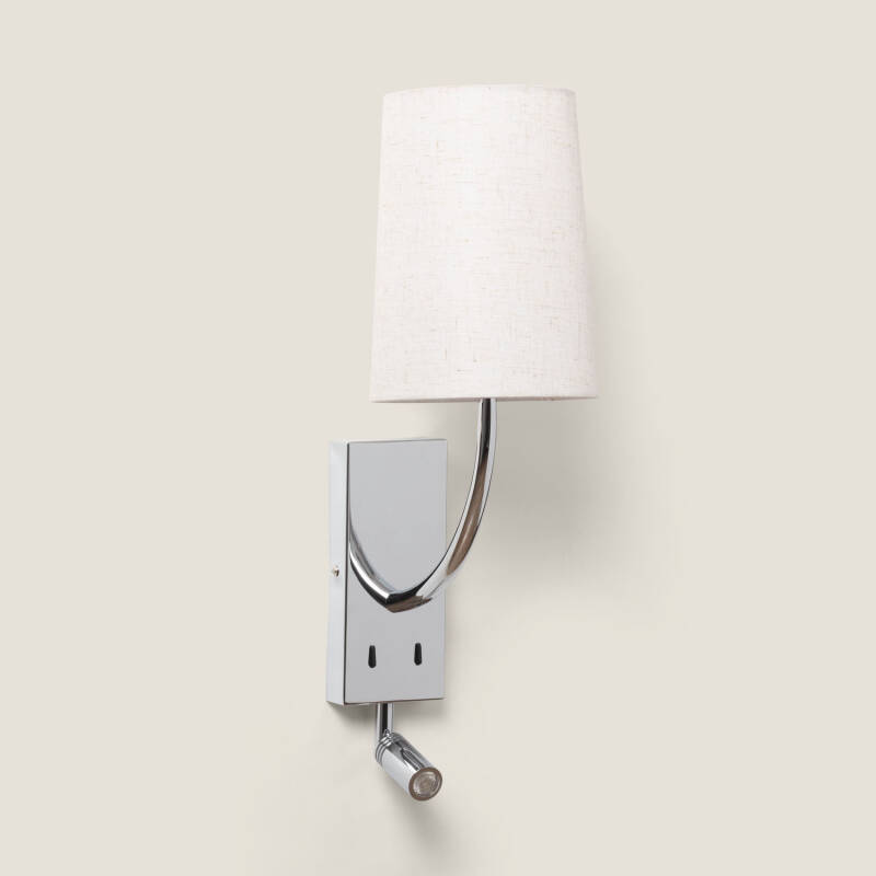 Image of Edit Suite Wall Light with LED Reading Light
