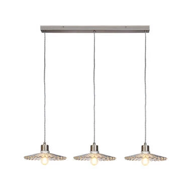 Image of Wisteria Cambridge 3 Light Glass Bar Ceiling Pendant