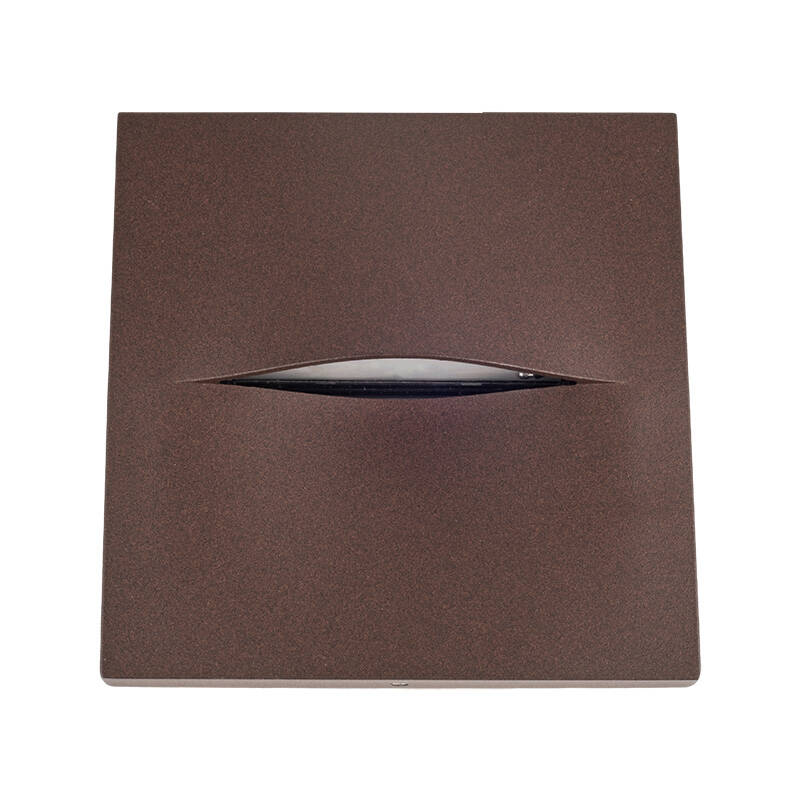 Image of Edit Terra LED Square Outdoor Flush Wall Light
